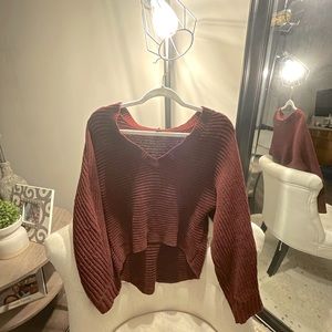 American Eagle Maroon Sweater